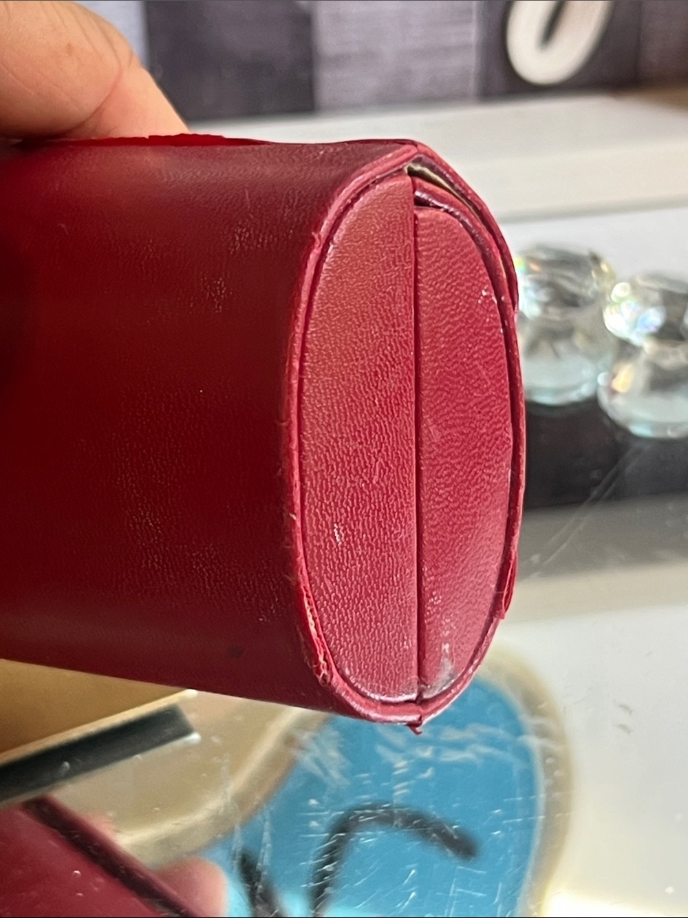 Valentino prescription glases with Red Leather Eyeglass Case - Picture 9 of 14